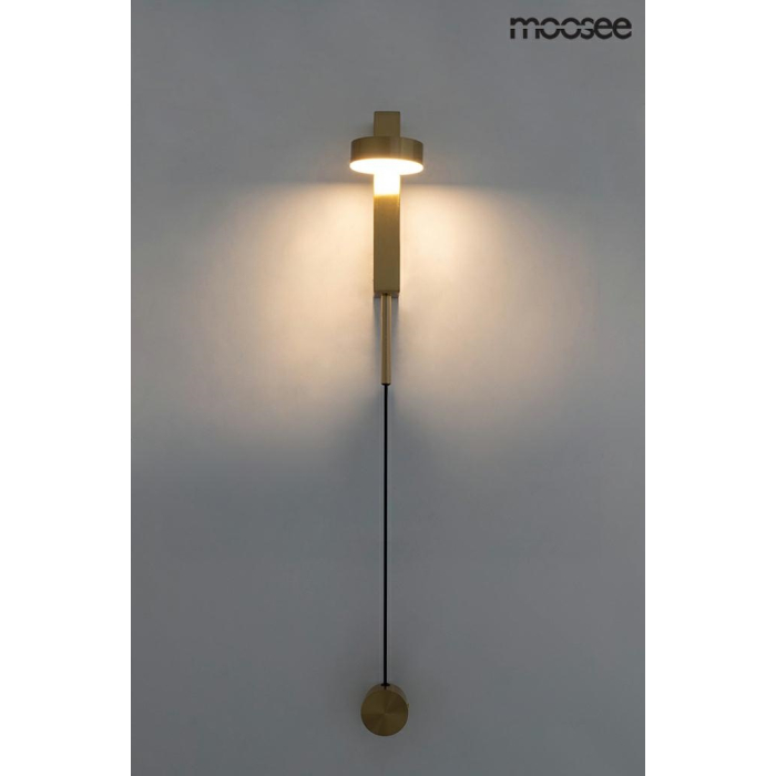 Moosee MOOSEE lampa ścienna CLARID GOLD złota (MSE010400206)