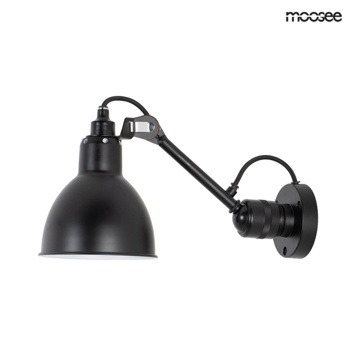 Moosee MOOSEE lampa ścienna FRANK czarna (MSE010400218)
