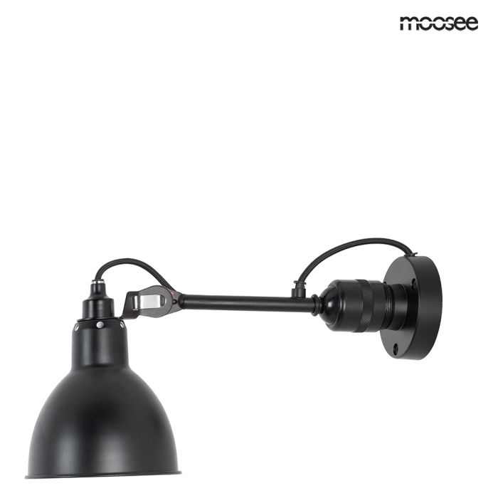 Moosee MOOSEE lampa ścienna FRANK czarna (MSE010400218)