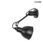 Moosee MOOSEE lampa ścienna FRANK czarna (MSE010400218)