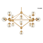 Moosee MOOSEE lampa wisząca ASTRIFERO 15 złota / bursztynowa (MSE010100180)