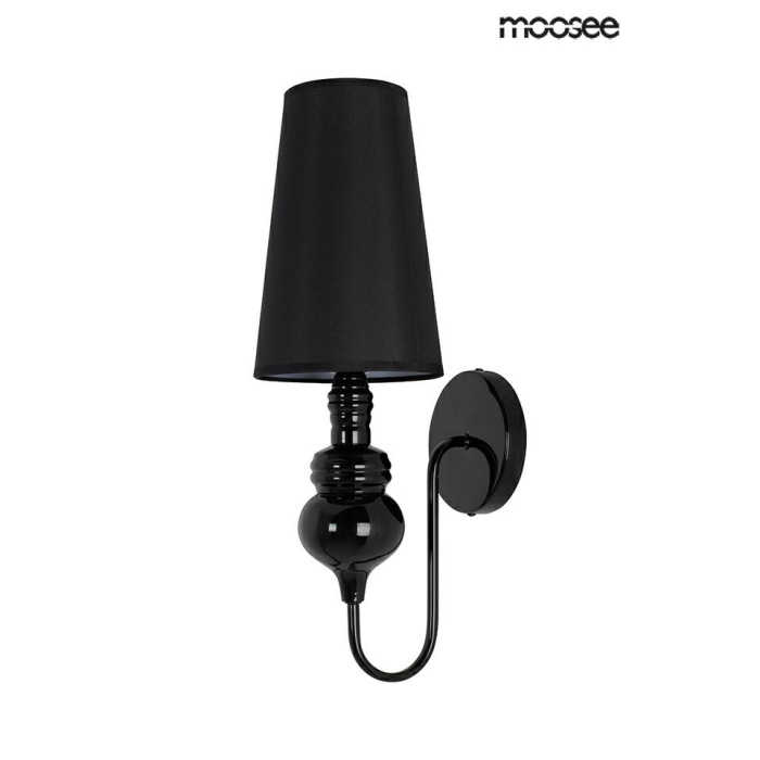 MOOSEE lampa ścienna QUEEN 15 czarna (MSE010100225)