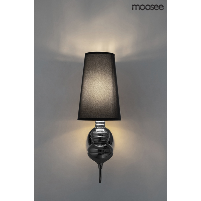 MOOSEE lampa ścienna QUEEN 15 czarna (MSE010100225)