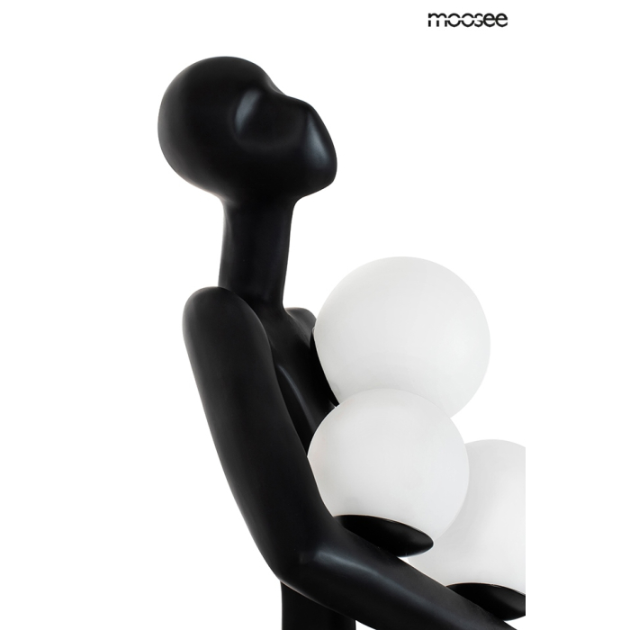 MOOSEE lampa podłogowa HUMAN DREAMER czarna (MSE010100381)