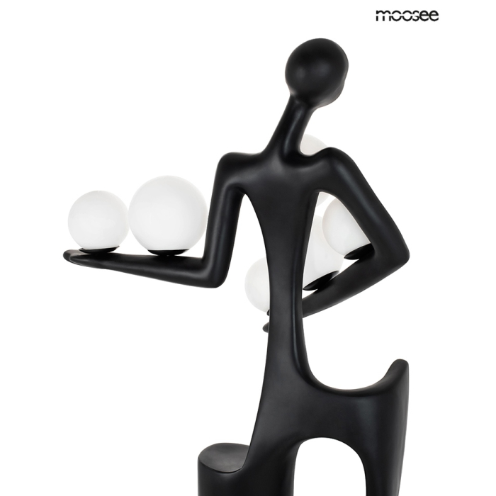 MOOSEE lampa podłogowa HUMAN DREAMER czarna (MSE010100381)