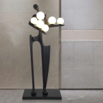 MOOSEE lampa podłogowa HUMAN DREAMER czarna (MSE010100381)