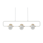 King Home Lampa wisząca BLINK 3 biała - LED, metal (XCP7598-3.WHITE)