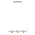 King Home Lampa wisząca BLINK 3 biała - LED, metal (XCP7598-3.WHITE)