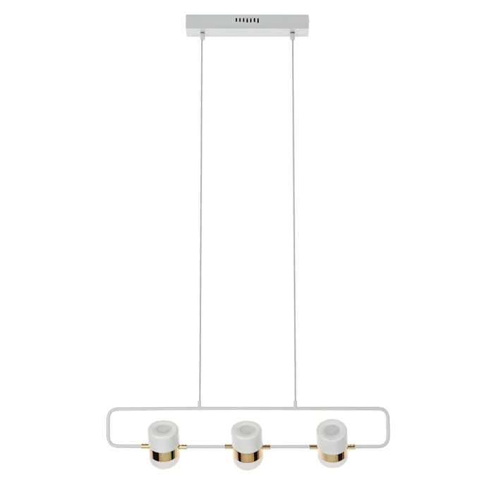 King Home Lampa wisząca BLINK 3 biała - LED, metal (XCP7598-3.WHITE)