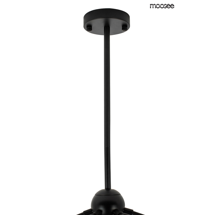 Moosee MOOSEE lampa wisząca ASTRIFERO 15 czarna / bursztynowa (MSE010100179)