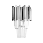 King Home Lampa ścienna IMPERIAL WALL SILVER - stal, kryształ (DW-B5688S.WALLSILVER)