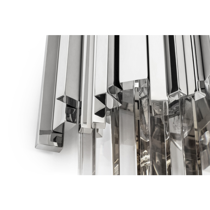 King Home Lampa ścienna IMPERIAL WALL SILVER - stal, kryształ (DW-B5688S.WALLSILVER)