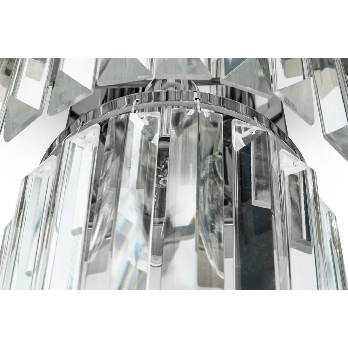 King Home Lampa ścienna IMPERIAL WALL SILVER - stal, kryształ (DW-B5688S.WALLSILVER)