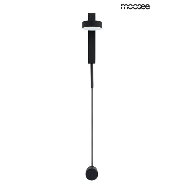 Moosee MOOSEE lampa ścienna CLARID BLACK czarna (MSE010400207)