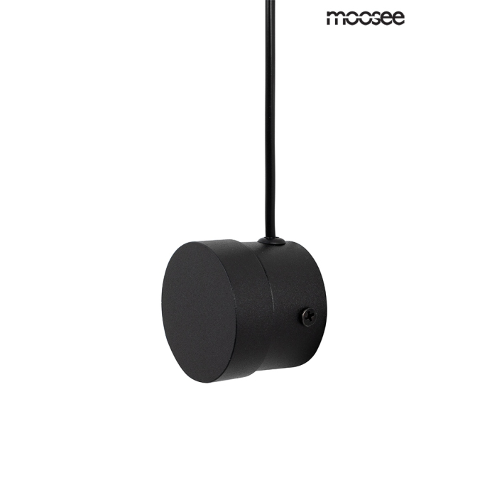 Moosee MOOSEE lampa ścienna CLARID BLACK czarna (MSE010400207)