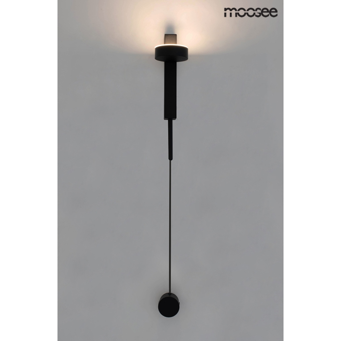 Moosee MOOSEE lampa ścienna CLARID BLACK czarna (MSE010400207)