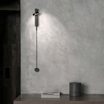 Moosee MOOSEE lampa ścienna CLARID BLACK czarna (MSE010400207)