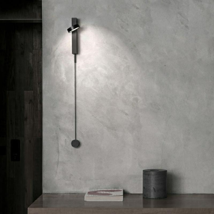 Moosee MOOSEE lampa ścienna CLARID BLACK czarna (MSE010400207)