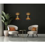 MOOSEE lampa ścienna QUEEN 20 srebrna (MSE010100229)