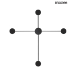 MOOSEE lampa ścienna SHADOW 4 czarna (MSE010100245)