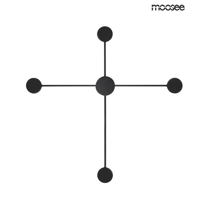 MOOSEE lampa ścienna SHADOW 4 czarna (MSE010100245)