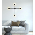 MOOSEE lampa ścienna SHADOW 4 czarna (MSE010100245)