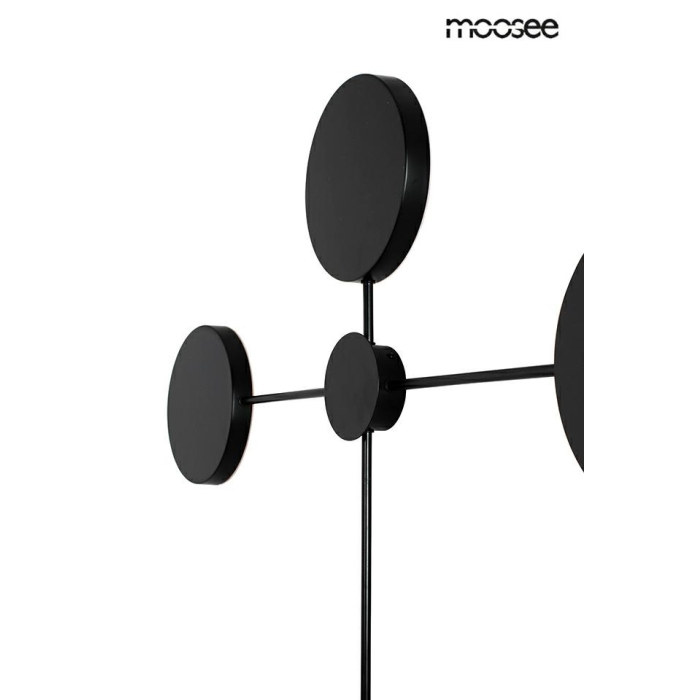 MOOSEE lampa ścienna SHADOW 4 czarna (MSE010100355)