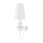 King Home Lampa ścienna QUEEN WALL 18 biała (1018W1.WHITE)