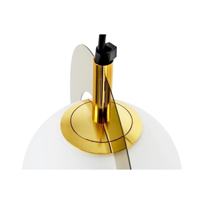 King Home Lampa wisząca AURORA złota - szkło, metal (DW-D025P)