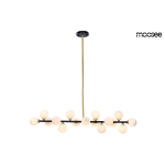 Moosee MOOSEE lampa wisząca COSMO LEVEL M - czarna, złota (MSE010100117)
