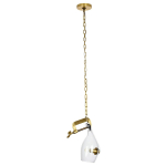 King Home Lampa wisząca VICE mosiądz - metal, szkło (MD10961-1S.BRASS)
