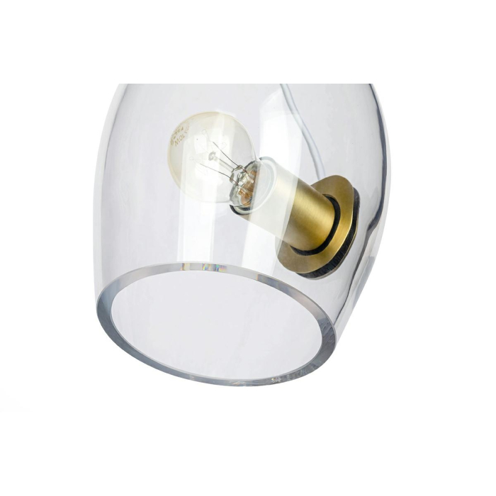 King Home Lampa wisząca VICE mosiądz - metal, szkło (MD10961-1S.BRASS)