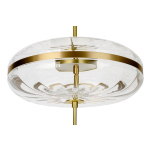 King Home Lampa wisząca CHAPLIN 360 mosiądz - LED, szkło (MD12001-1-360)