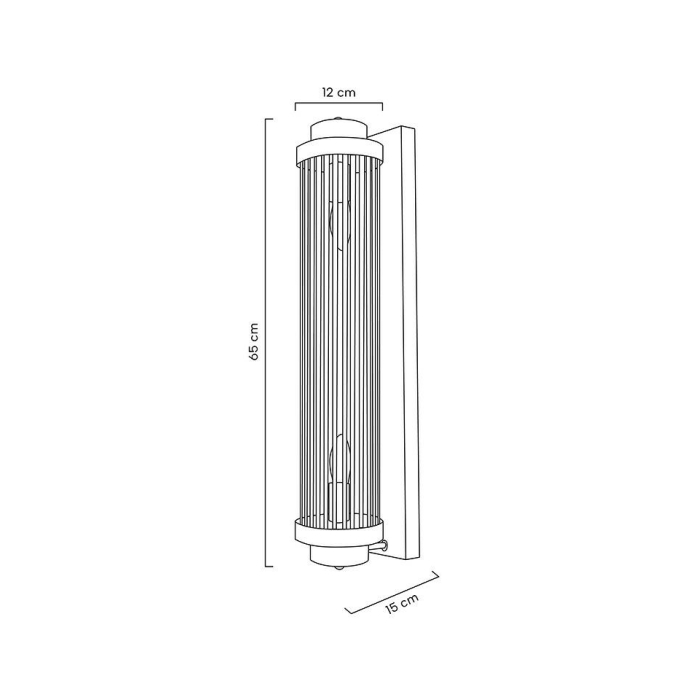 MOOSEE lampa ścienna COLUMN złota (MSE010100265)