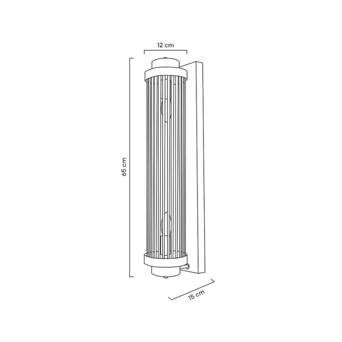 MOOSEE lampa ścienna COLUMN złota (MSE010100265)