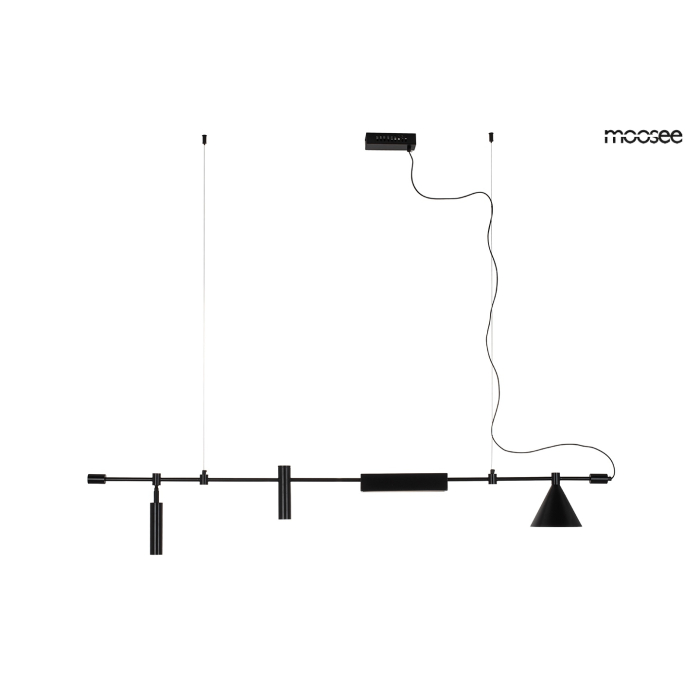 MOOSEE lampa wisząca TECHNICS czarna (MSE010100333)