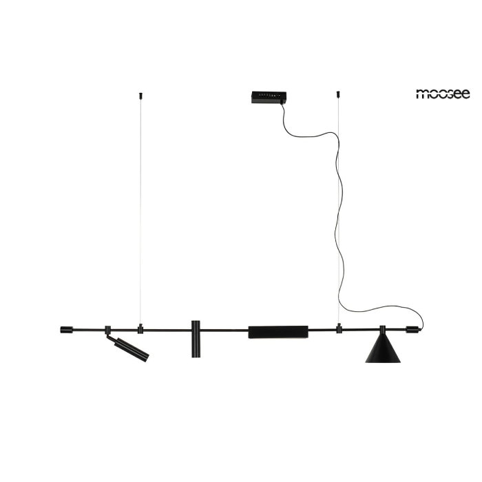 MOOSEE lampa wisząca TECHNICS czarna (MSE010100333)