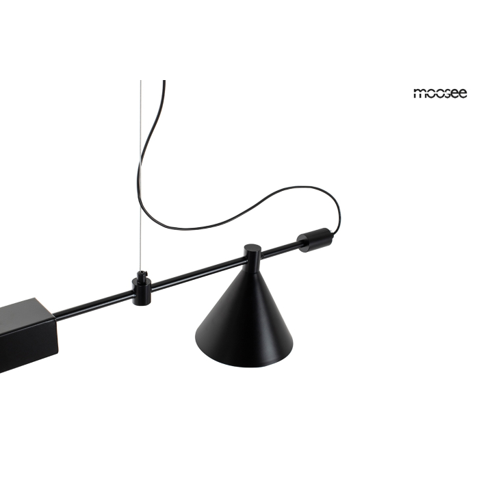 MOOSEE lampa wisząca TECHNICS czarna (MSE010100333)