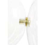 King Home Lampa wisząca CAPRI LINE 3 złota - 180 LED, aluminium, szkło (XCP9148-3B)