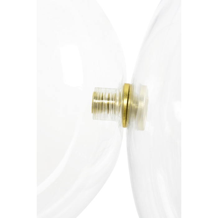 King Home Lampa wisząca CAPRI LINE 3 złota - 180 LED, aluminium, szkło (XCP9148-3B)