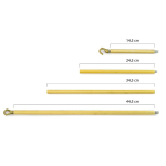 King Home Lampa wisząca CANDELABR 14 złota - aluminium, szkło (XCP8053-14.GOLD)