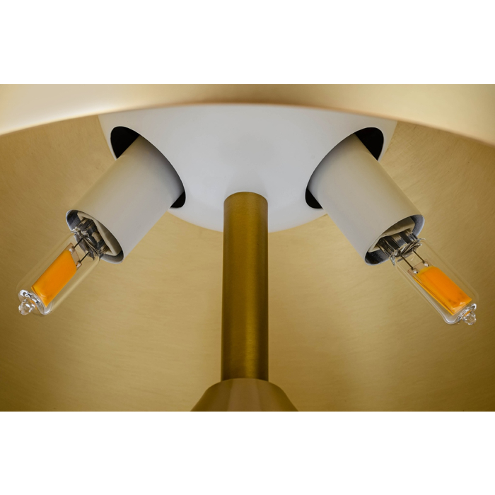 King Home Lampa biurkowa FUNGO złota - mosiądz (MT20520-2-250T)