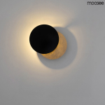 Moosee MOOSEE lampa ścienna ECLISE złota / czarna (MSE010400202)