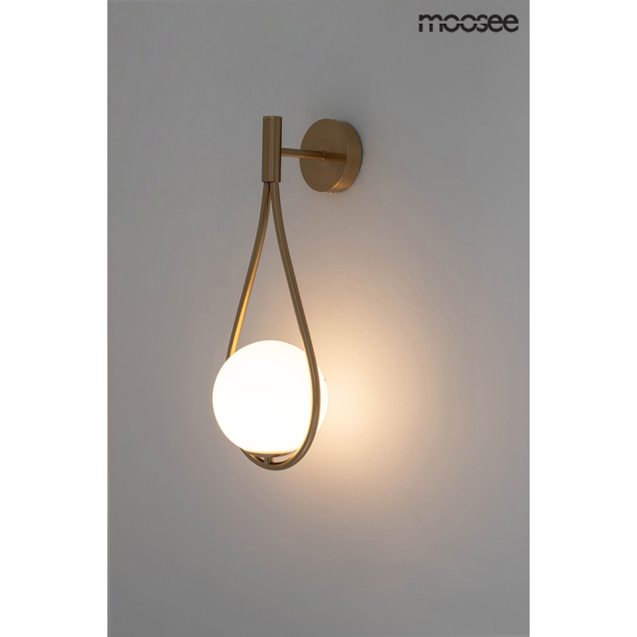 Moosee MOOSEE lampa ścienna ROMA złota (MSE010400204)