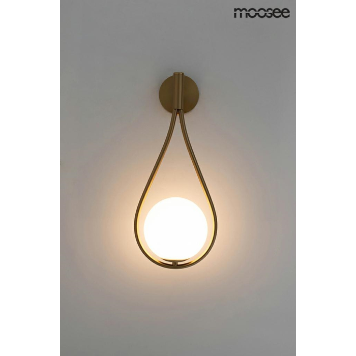 Moosee MOOSEE lampa ścienna ROMA złota (MSE010400204)