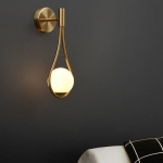 Moosee MOOSEE lampa ścienna ROMA złota (MSE010400204)