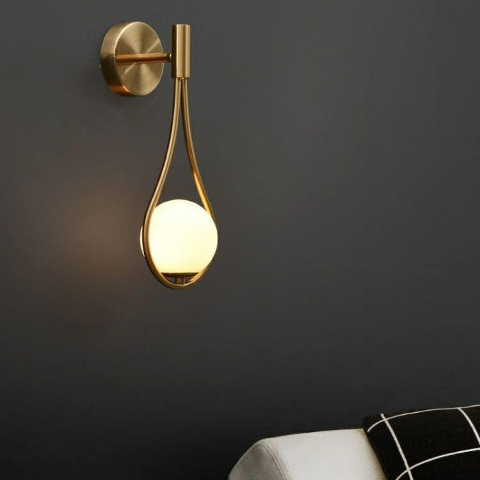 Moosee MOOSEE lampa ścienna ROMA złota (MSE010400204)