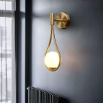 Moosee MOOSEE lampa ścienna ROMA złota (MSE010400204)