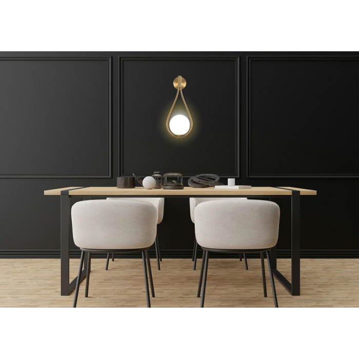 Moosee MOOSEE lampa ścienna ROMA złota (MSE010400204)
