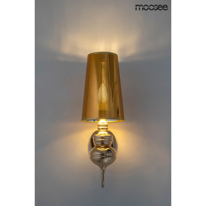 MOOSEE lampa ścienna QUEEN 15 złota (MSE010100224)